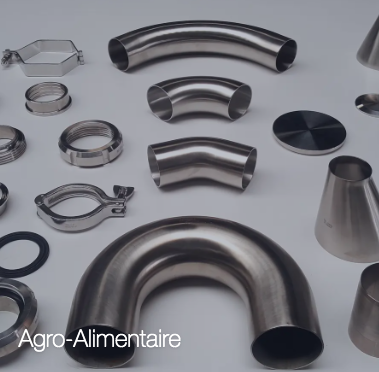 Tubes, raccords et robinetterie inox pour applications industrielles