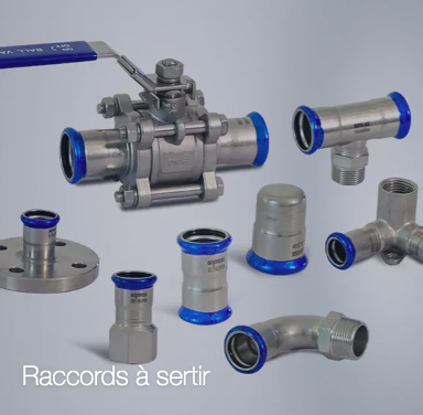 Tubes, raccords et robinetterie inox pour applications industrielles